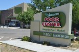 A new sign guards the entrance to the former Fresh and Easy market on Cinnamon Drive, just south of Lemoore Avenue.